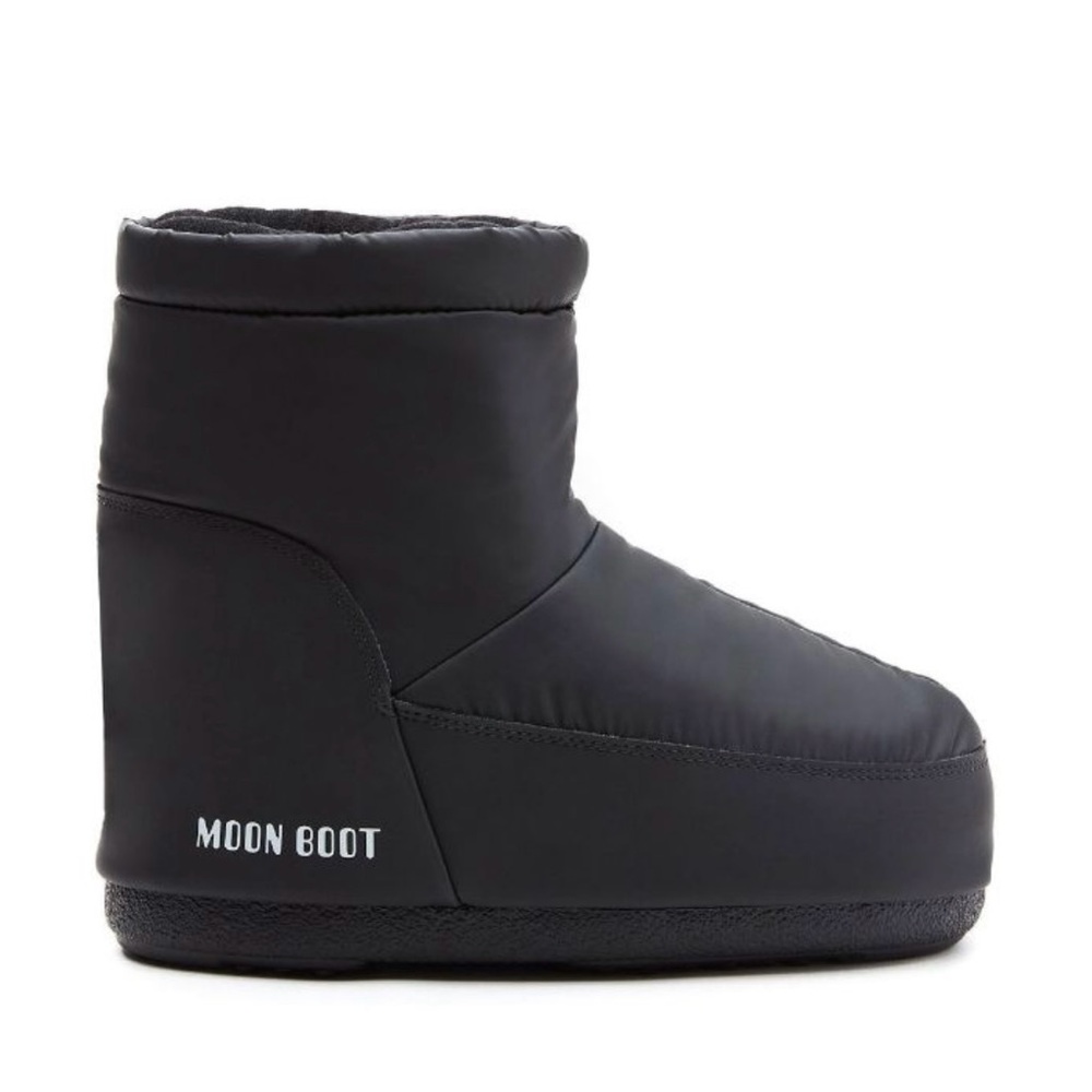 MOON BOOT black platform rubber stylish NEW STYLE OUT Europe sz 39-41